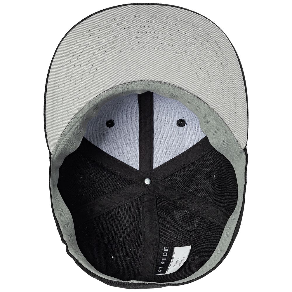 Бейсболка Ben Hope с прямым козырьком, черная / Миниатюра WWW (1000)