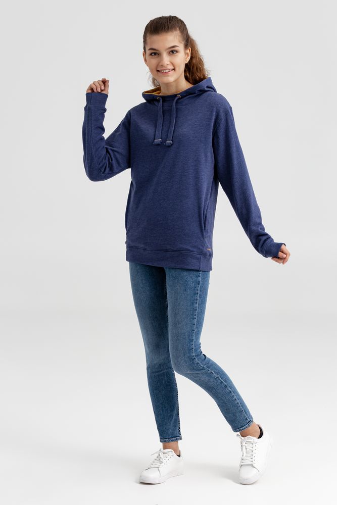 Двусторонняя толстовка Revers, синяя с желтым / Миниатюра WWW (1000)