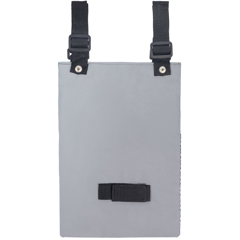 Велосумка Manifest из светоотражающей ткани, серая / Миниатюра WWW (1000)