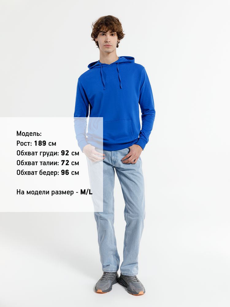 Худи унисекс Westray, синее / Миниатюра модельного (1000)