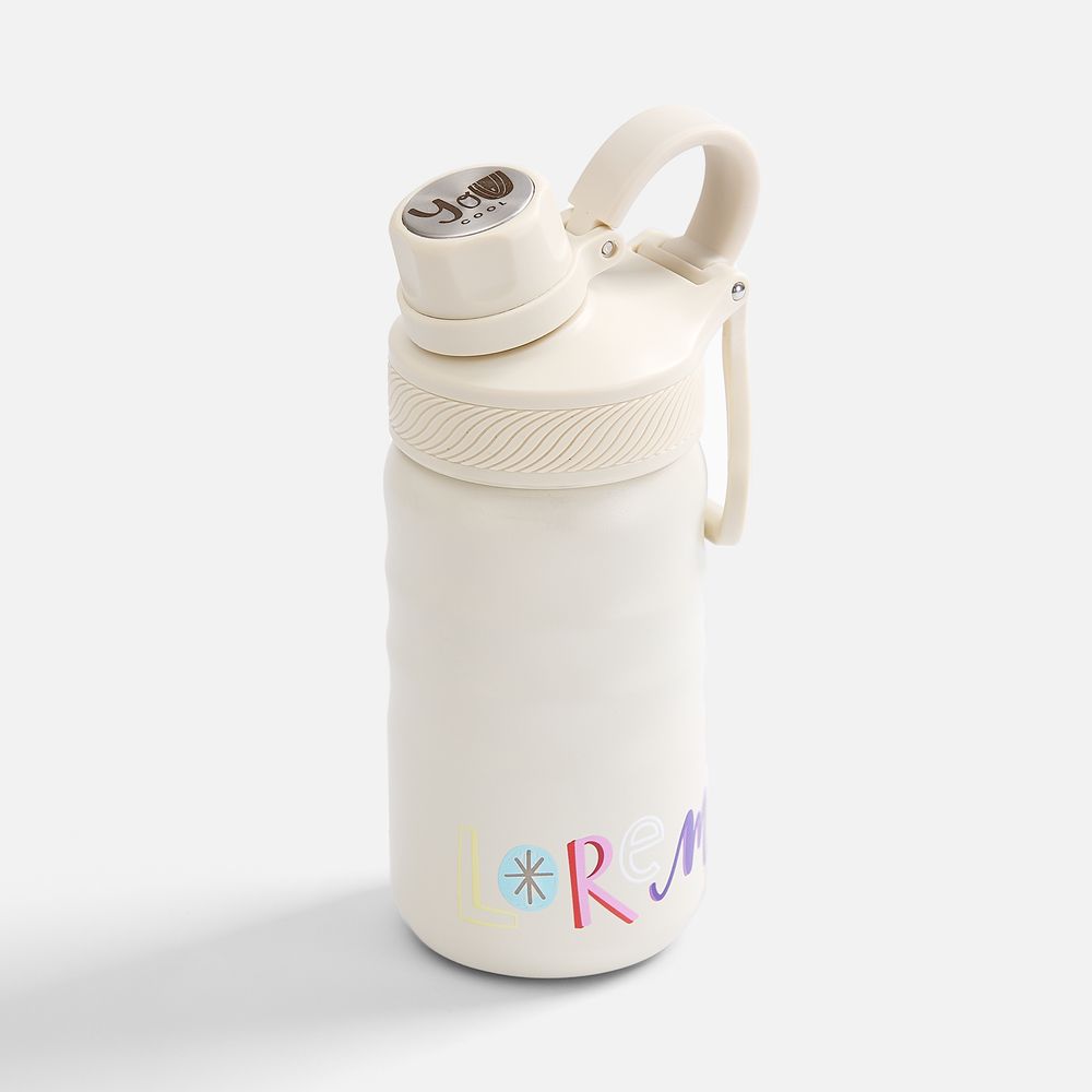 Термобутылка Fujisan 2.0, голубая / Миниатюра нанесения (1000)