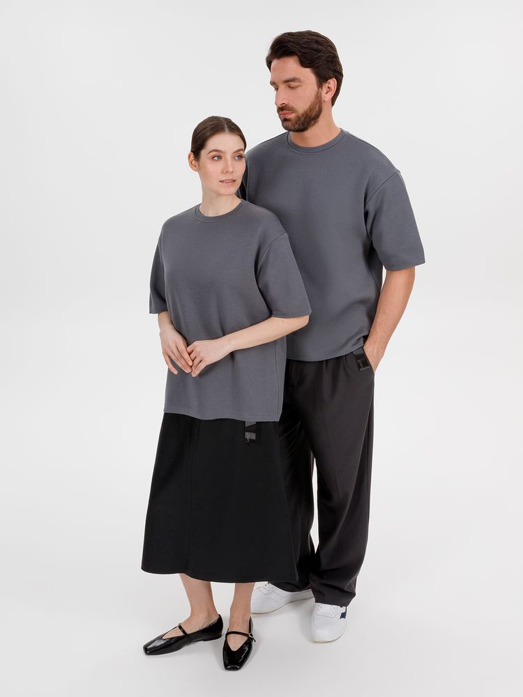 Джемпер с коротким рукавом Siluetti Volumica, серый / Миниатюра WWW (1000)