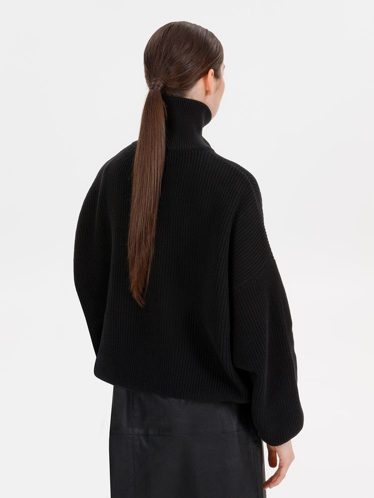 Джемпер Siluetti Birne, черный / Миниатюра WWW (1000)