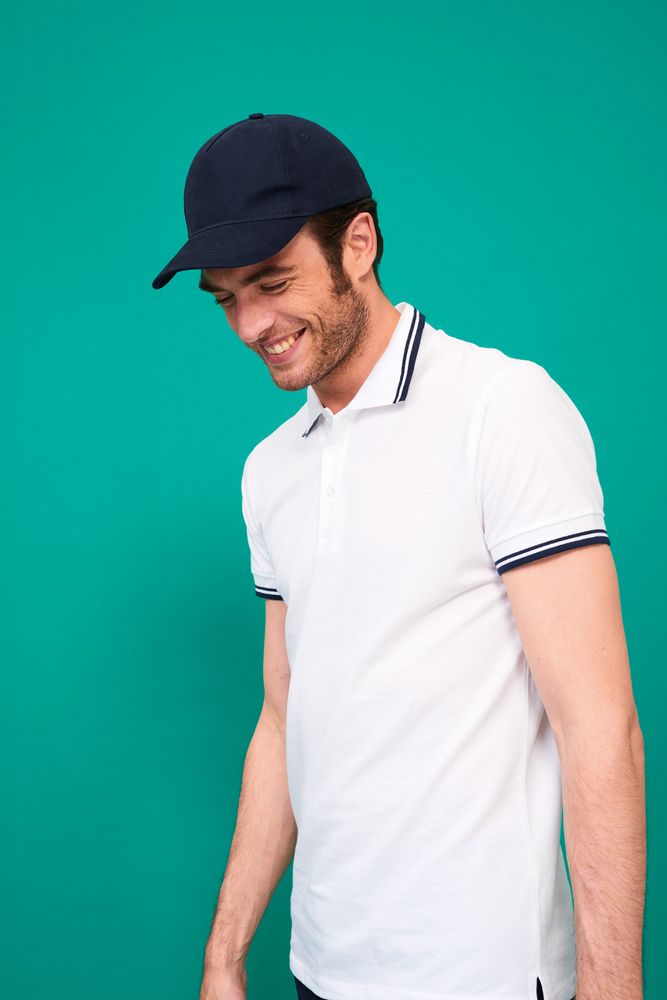 Бейсболка Long Beach, черная с красным / Миниатюра WWW (1000)