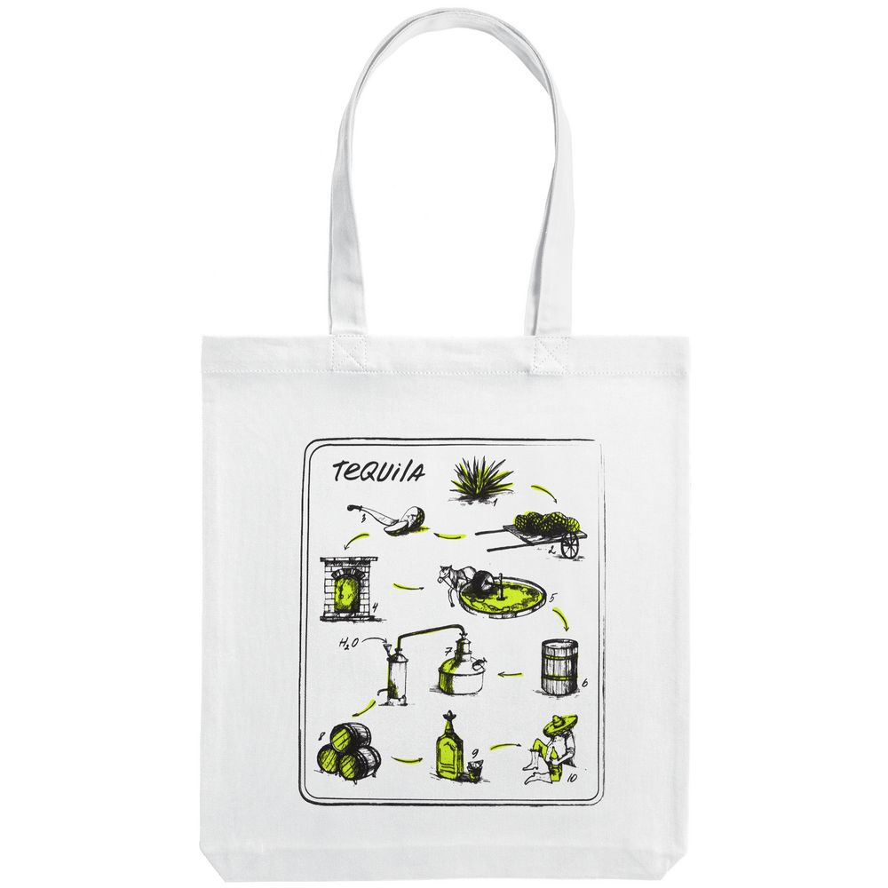 Холщовая сумка «Текила», молочно-белая / Миниатюра WWW (1000)