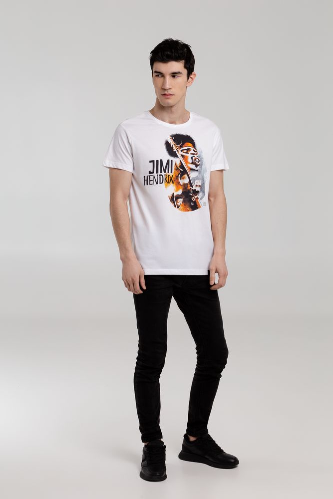 Футболка «Меламед. Jimi Hendrix», белая / Миниатюра WWW (1000)