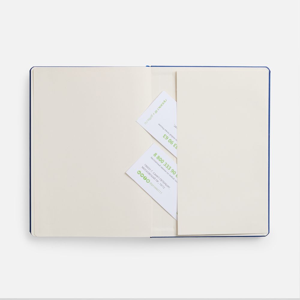 Ежедневник Urban Hard, недатированный, ярко-синий / Миниатюра WWW (1000)