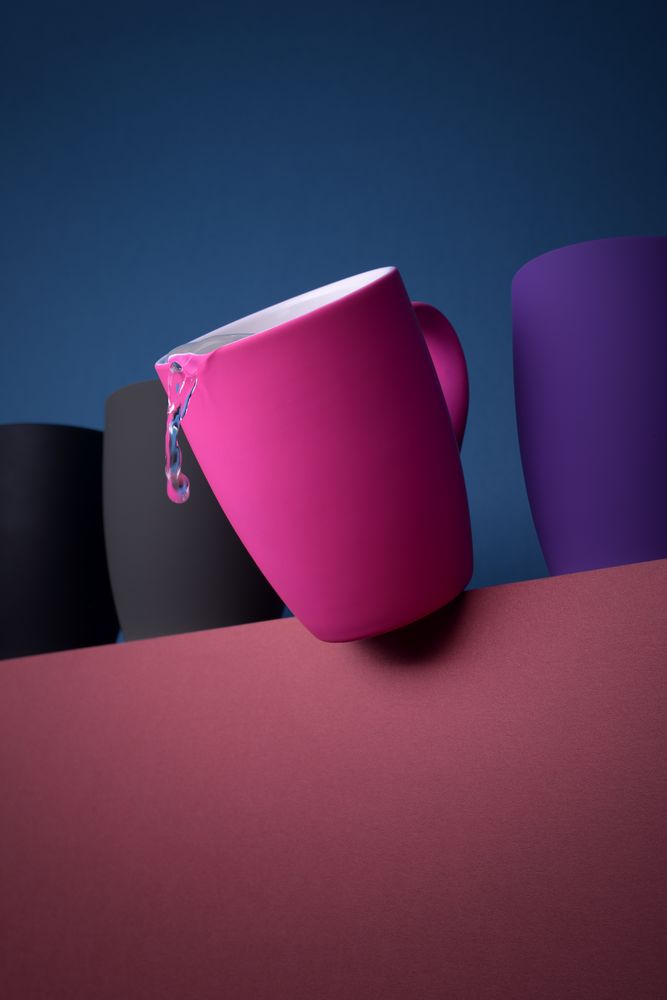 Кружка Best Morning c покрытием софт-тач, голубая / Миниатюра WWW (1000)