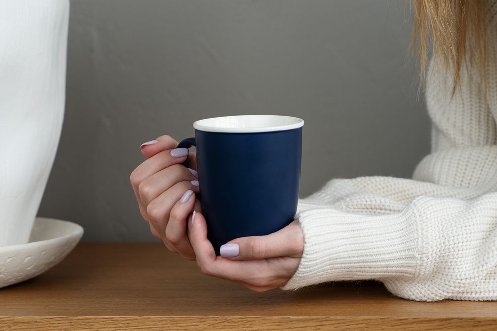 Кружка Doppel, темно-синяя / Миниатюра WWW (1000)