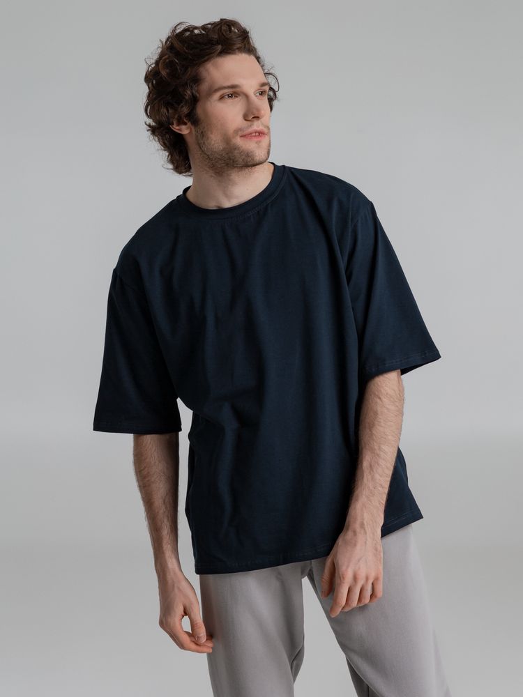 Футболка оверсайз Slope, кобальт (темно-синяя) / Миниатюра WWW (1000)