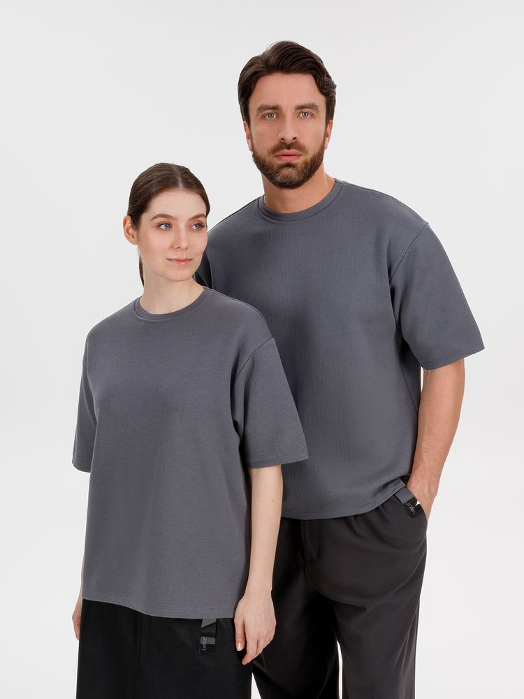 Джемпер с коротким рукавом Siluetti Volumica, серый / Миниатюра WWW (1000)