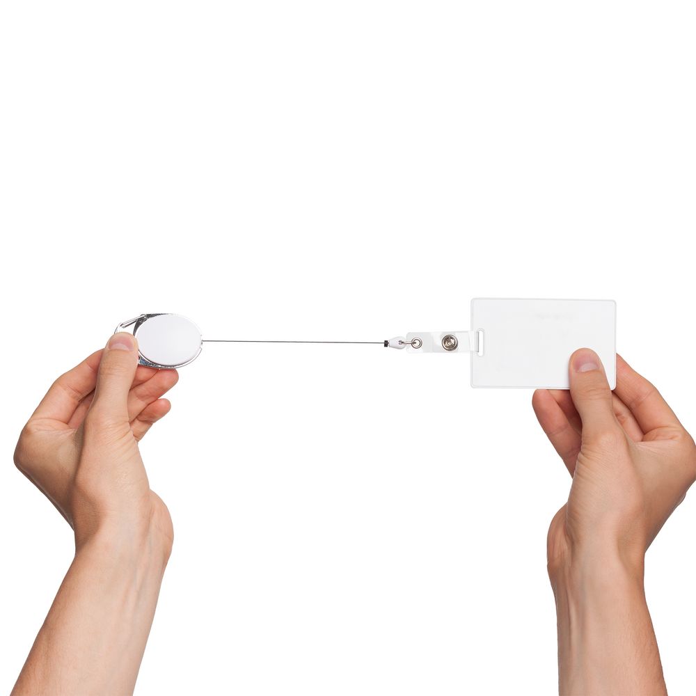 Ретрактор с карабином Access, белый / Миниатюра WWW (1000)