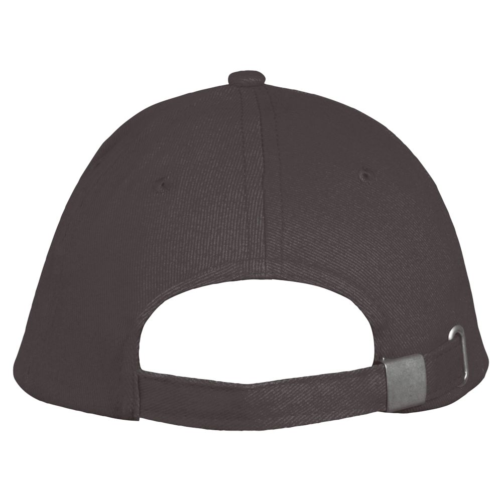 Бейсболка Long Beach, серая с оранжевым / Миниатюра WWW (1000)