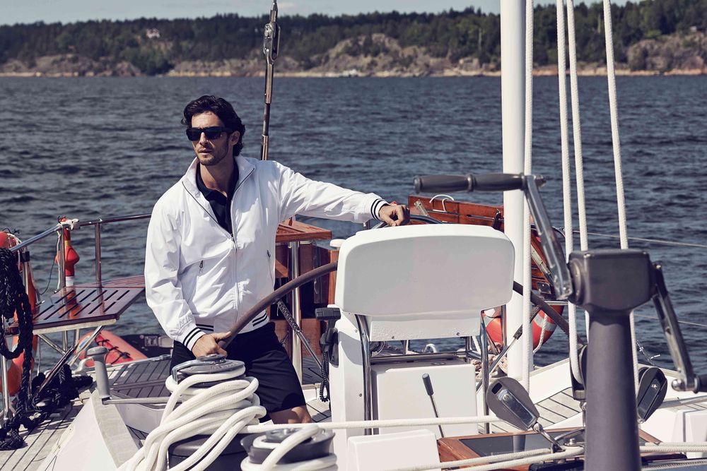 Ветровка унисекс Garland, голубая / Миниатюра WWW (1000)