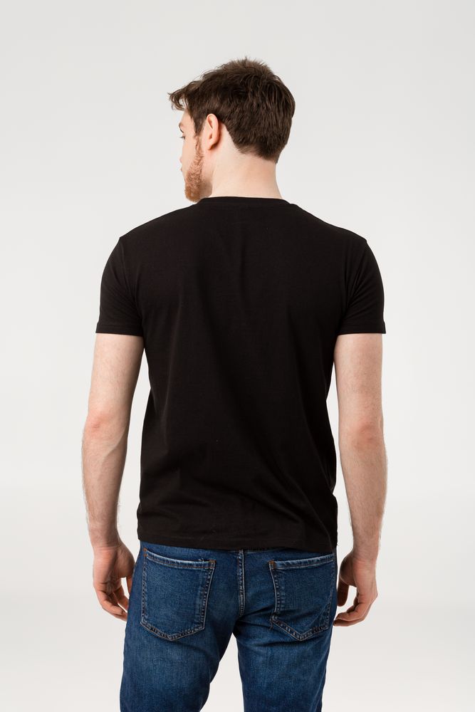 Футболка унисекс Regent 150, черная / Миниатюра WWW (1000)