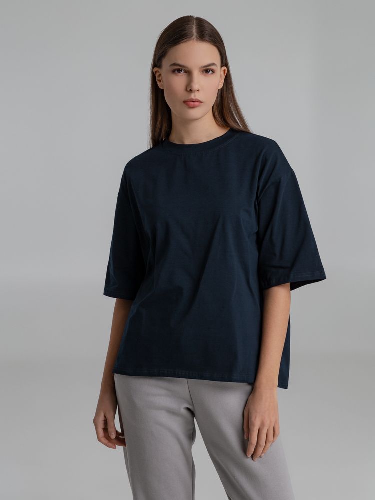 Футболка оверсайз Slope, кобальт (темно-синяя) / Миниатюра WWW (1000)