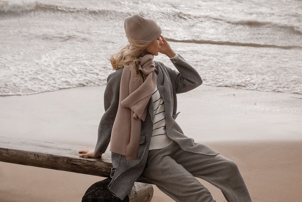 Шарф Windy Rose, молочно-белый / Миниатюра WWW (1000)