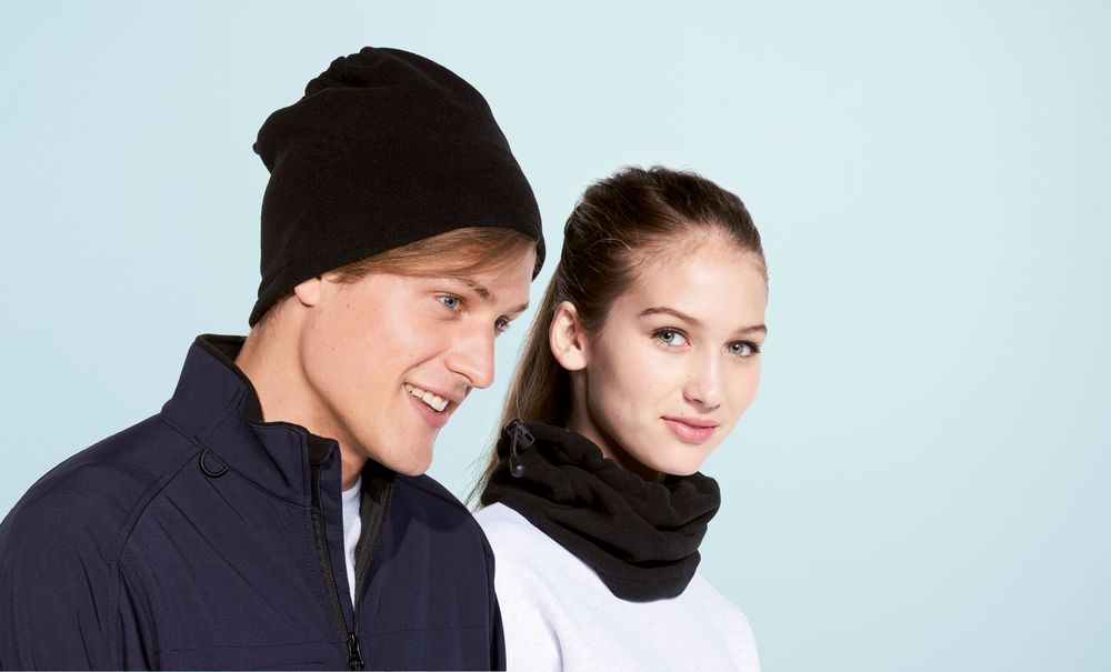 Шапка-шарф с утяжкой Blizzard, темно-синяя / Миниатюра WWW (1000)