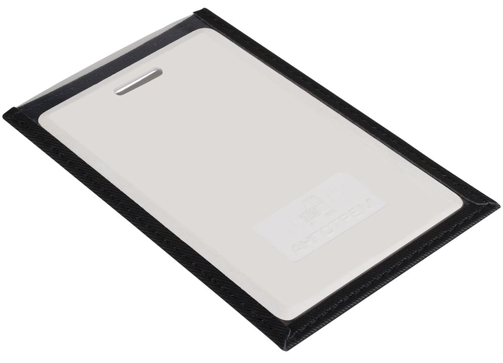 Чехол для пропуска Twill, черный / Миниатюра WWW (1000)