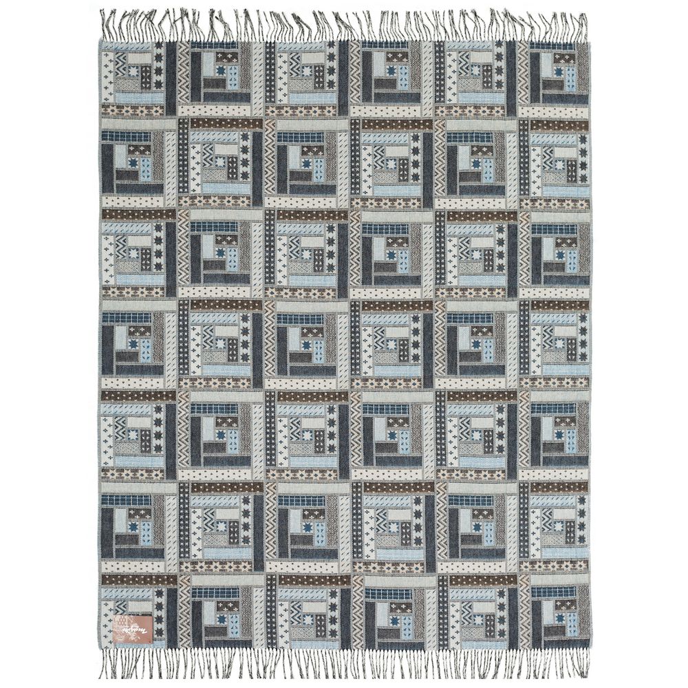 Плед Baltimora, серо-голубой / Миниатюра WWW (1000)