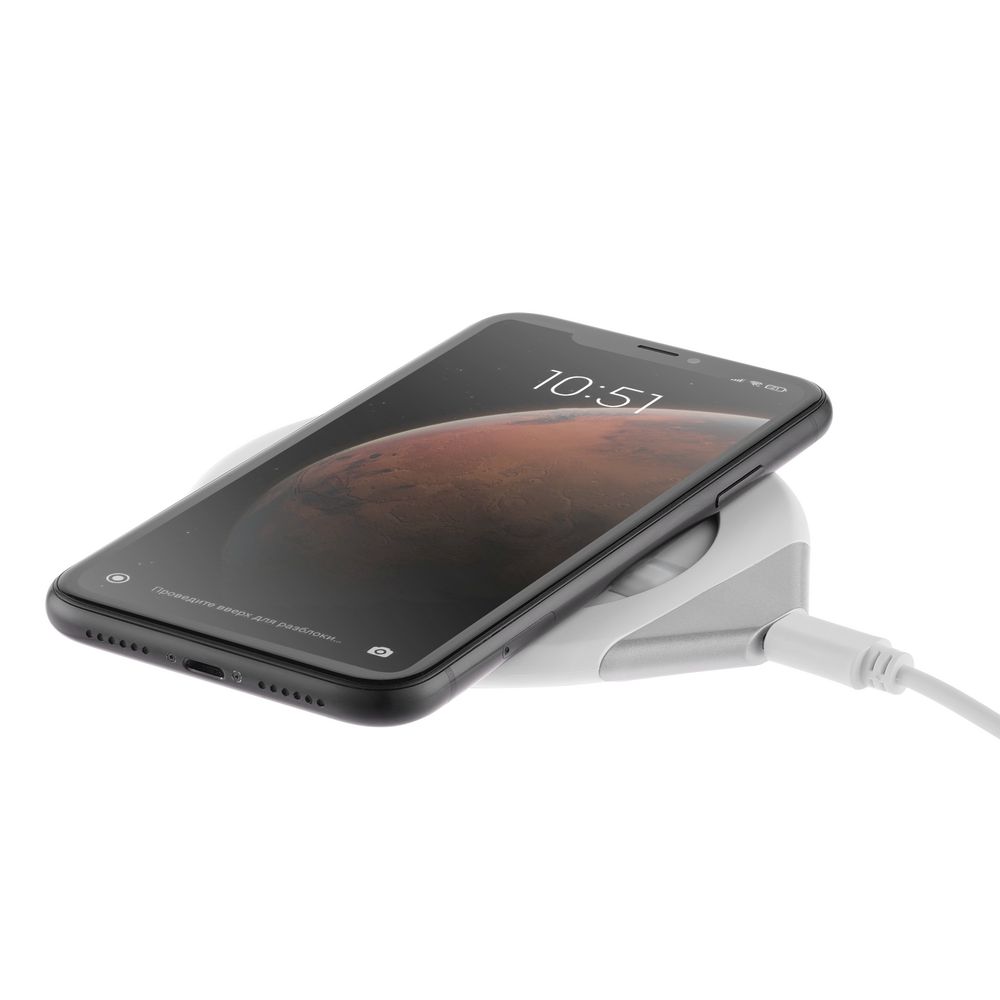 Кружка с подогревом и беспроводной зарядкой dualBase, белая / Миниатюра WWW (1000)