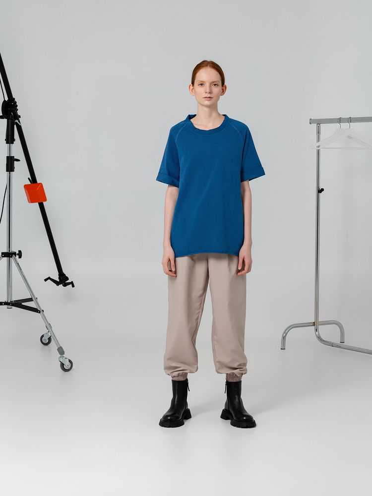 Футболка унисекс Vozduh 1.0, синяя / Миниатюра WWW (1000)