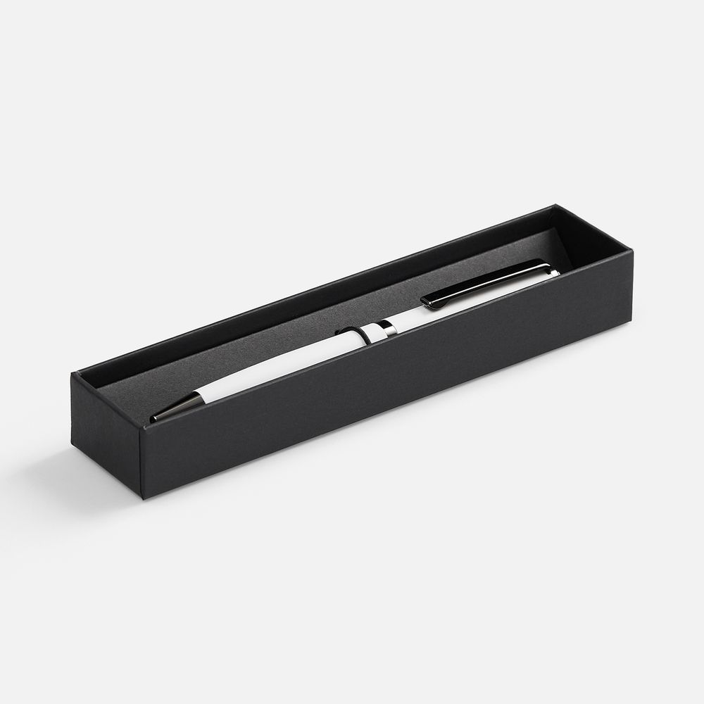 Ручка шариковая Inkish Gunmetal, белая / Миниатюра WWW (1000)