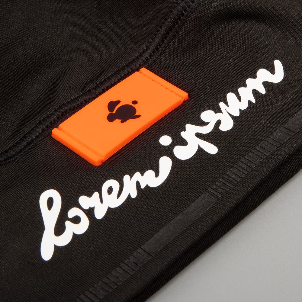 Спортивная шапка утепленная Jogge, черная / Миниатюра нанесения (1000)