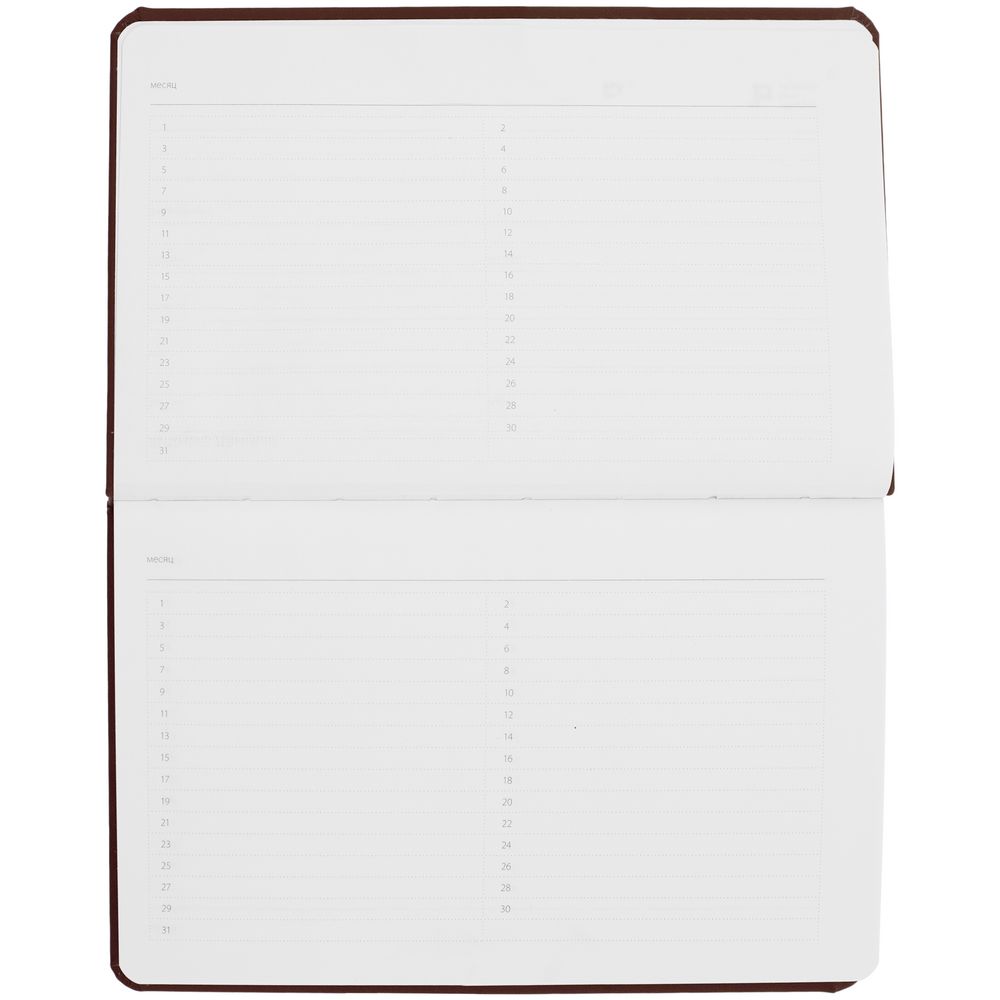 Еженедельник Urban, недатированный, коричневый / Миниатюра WWW (1000)