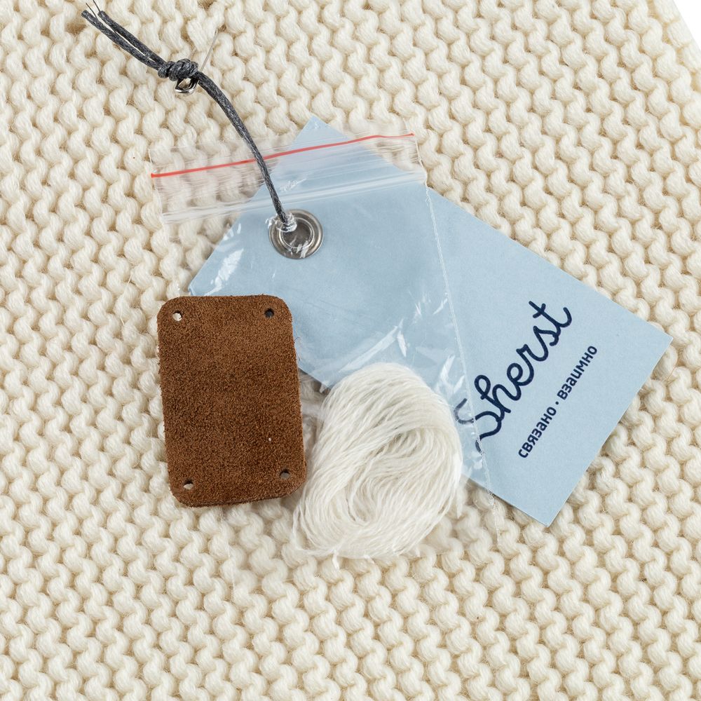 Шапка Brugge Even, молочно-белая / Миниатюра WWW (1000)