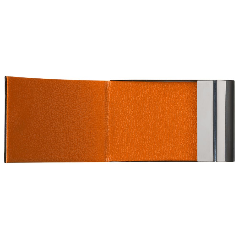 Визитница Prestige, черная с оранжевым / Миниатюра WWW (1000)