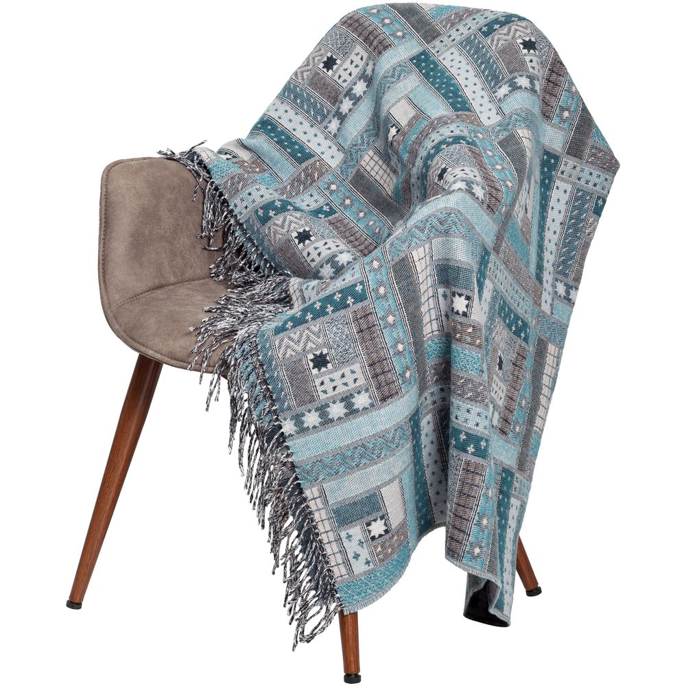 Плед Baltimora, серо-голубой / Миниатюра WWW (1000)