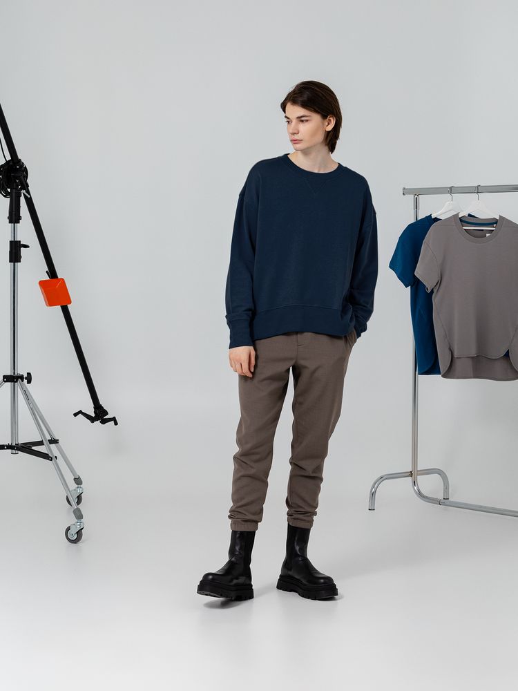 Свитшот унисекс Kosmos 1.0, темно-синий / Миниатюра WWW (1000)