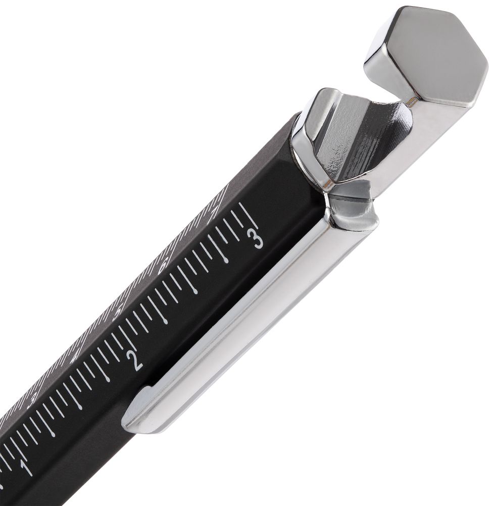 Ручка шариковая Numeric, мультиинструмент, черная / Миниатюра WWW (1000)