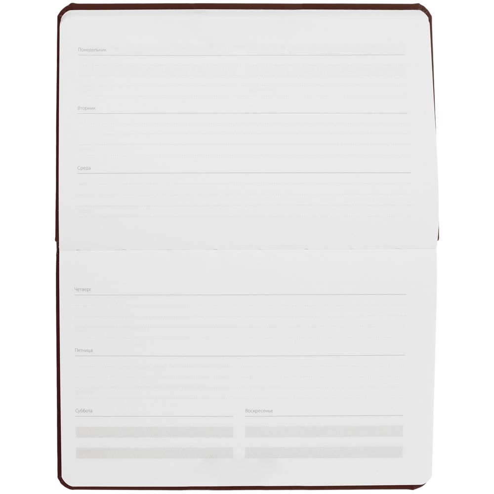 Еженедельник Urban, недатированный, коричневый / Миниатюра WWW (1000)