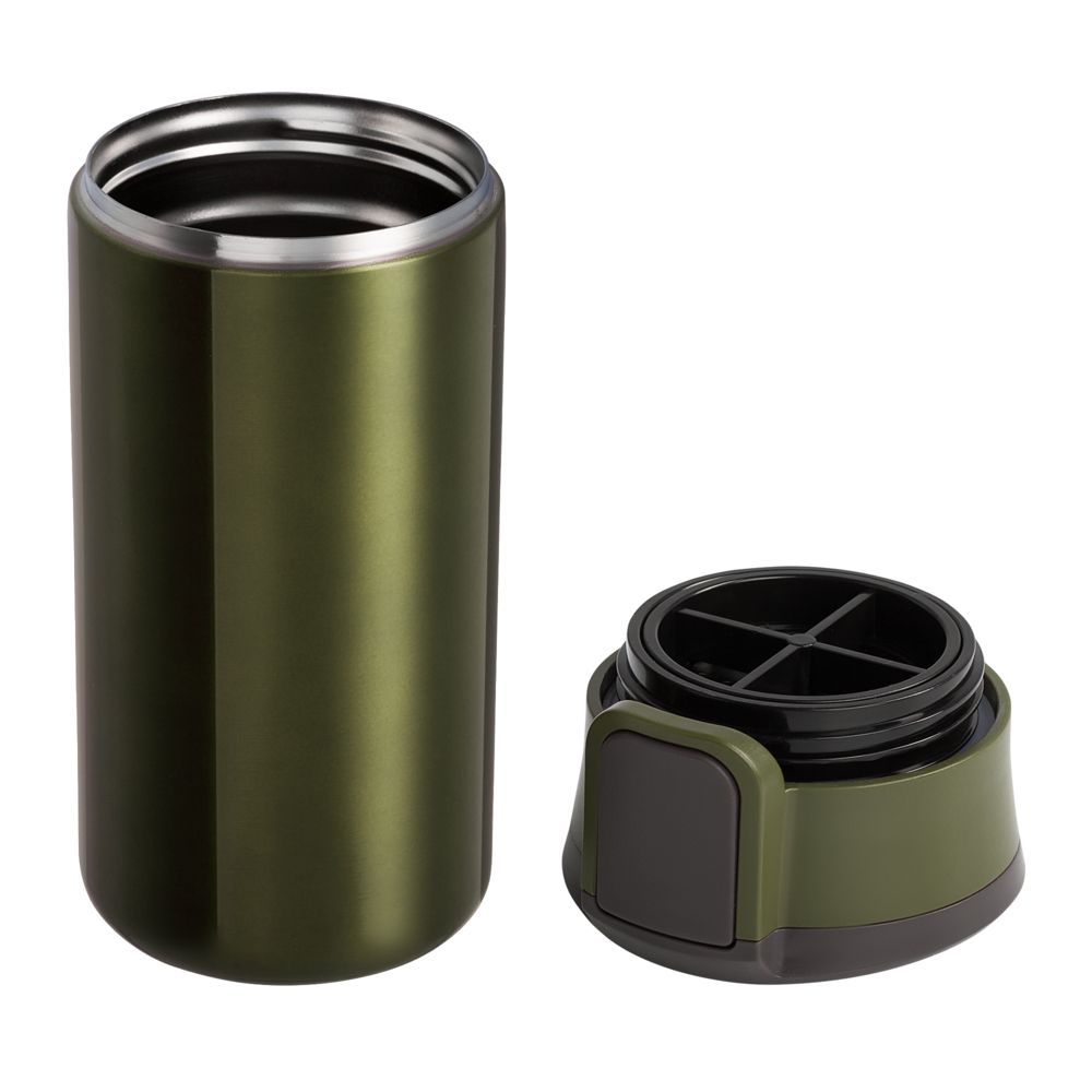 Термостакан Tralee, оливково-зеленый / Миниатюра WWW (1000)