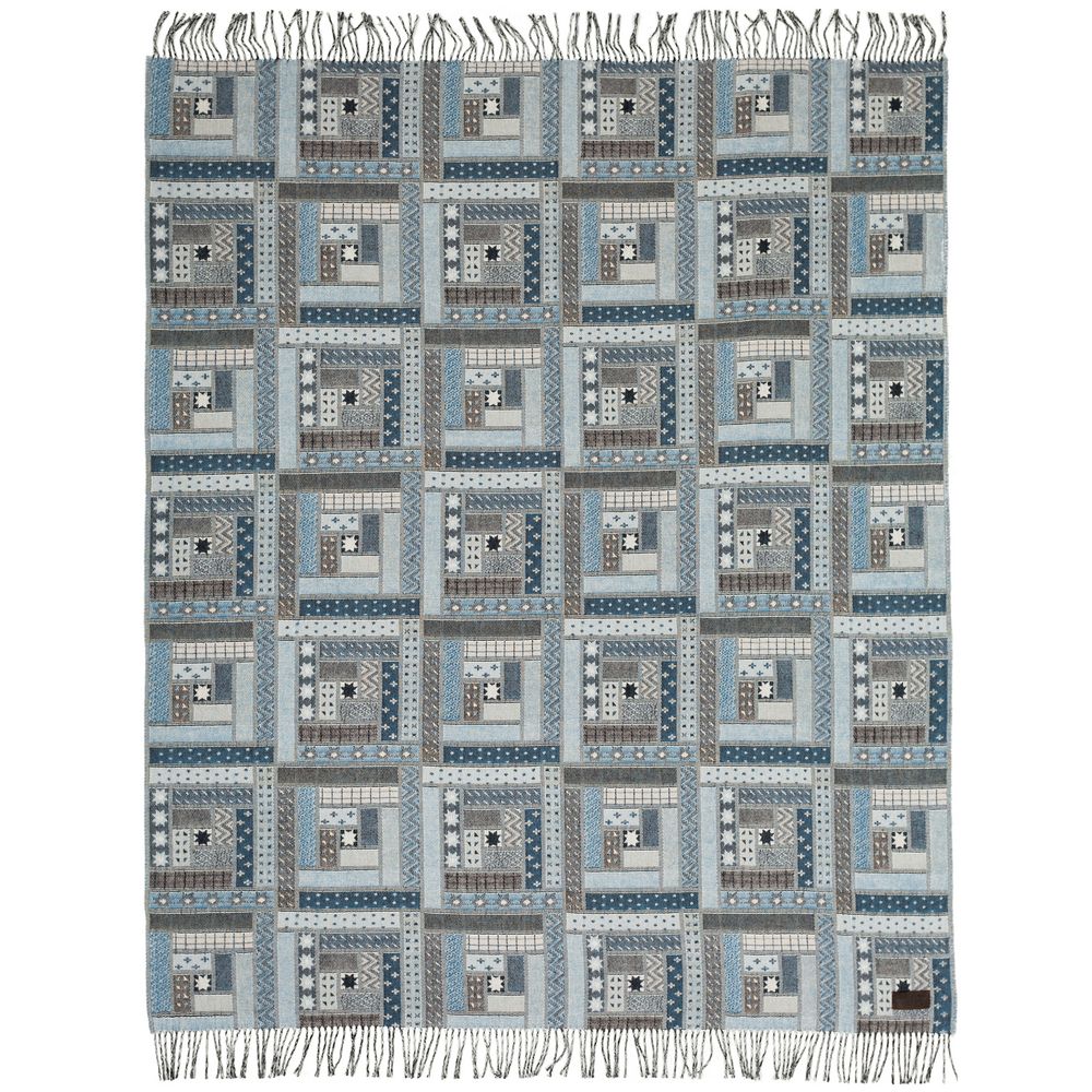 Плед Baltimora, серо-голубой / Миниатюра WWW (1000)