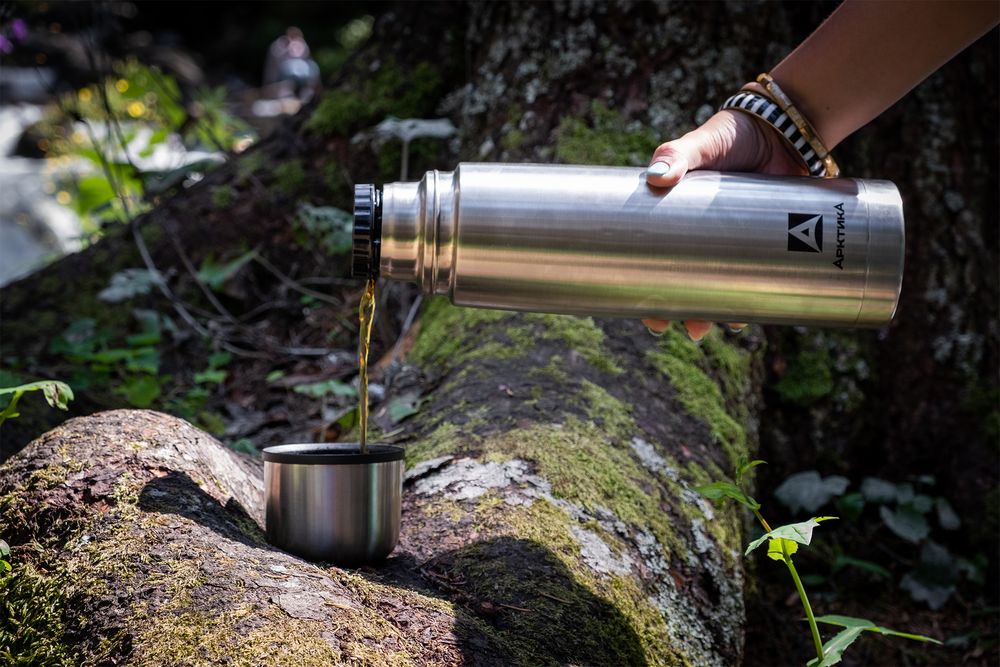 Термос «Арктика 1000», стальной / Миниатюра WWW (1000)