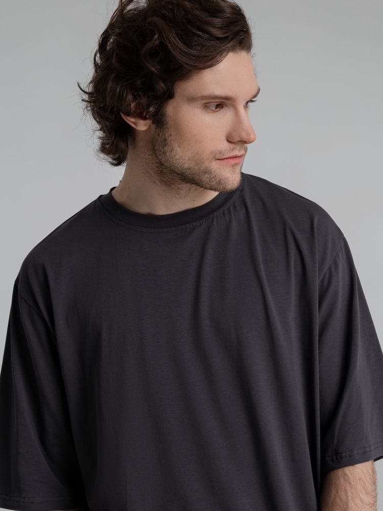 Футболка оверсайз Slope, темно-серая / Миниатюра WWW (1000)