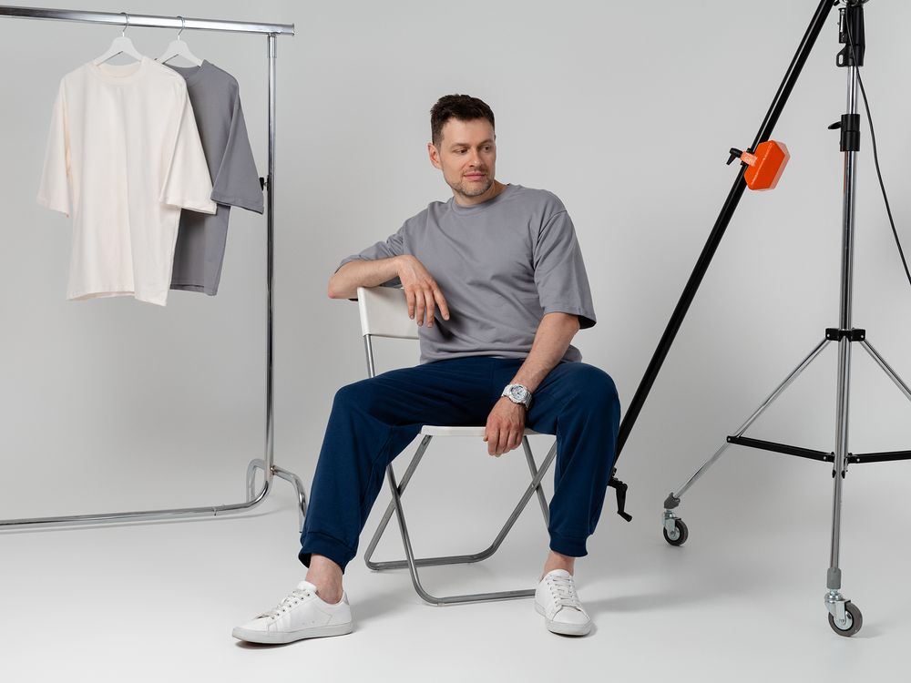 Футболка унисекс Kosmos 2.0, кремовая / Миниатюра WWW (1000)