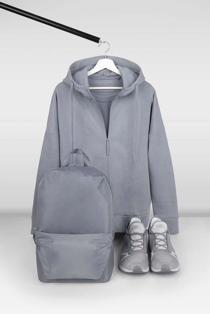 Толстовка унисекс H3, серая / Миниатюра WWW (1000)