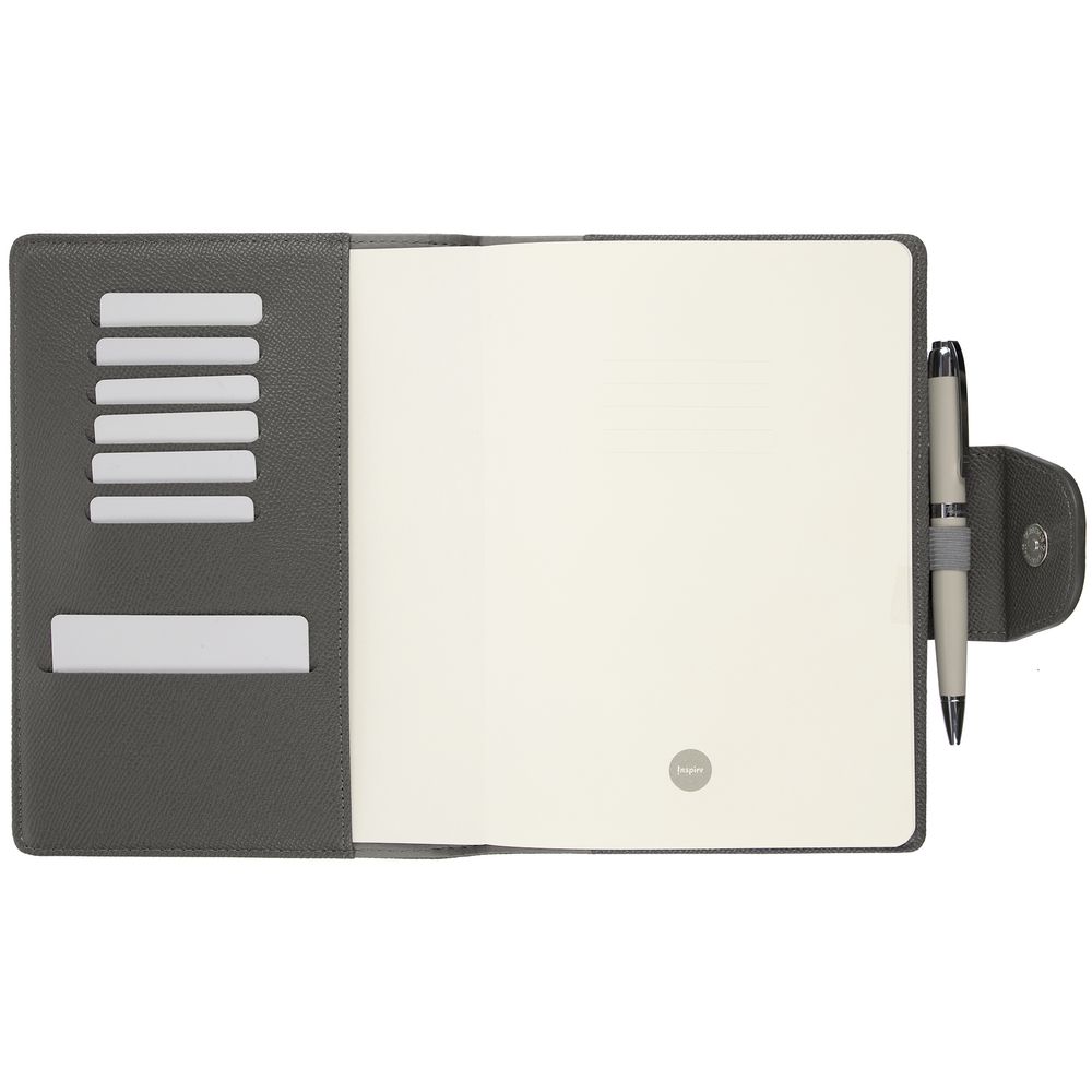 Блокнот Tactic в суперобложке, серый / Миниатюра WWW (1000)