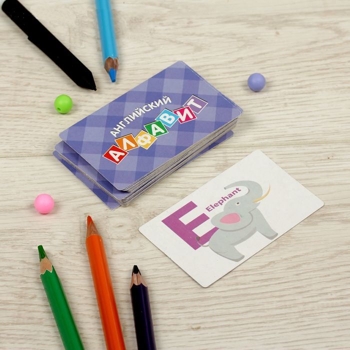 Карточная игра «Мои первые игры. Английский алфавит» / Миниатюра WWW (1000)