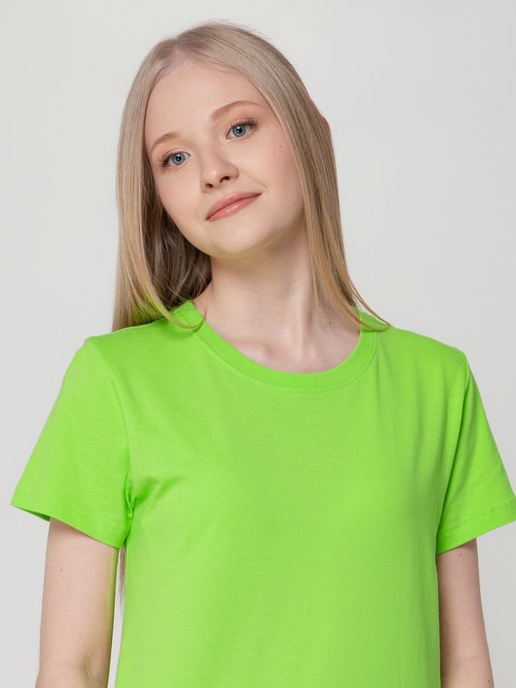 Футболка женская T-bolka Lady, зеленое яблоко / Миниатюра WWW (1000)