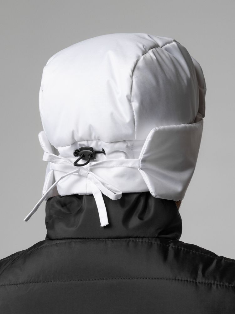 Шапка-ушанка Shelter, белая / Миниатюра WWW (1000)