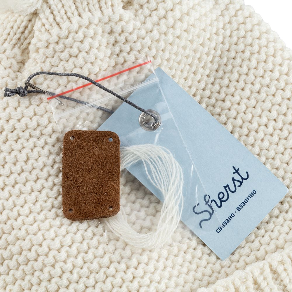 Шапка Brugge, молочно-белая / Миниатюра WWW (1000)