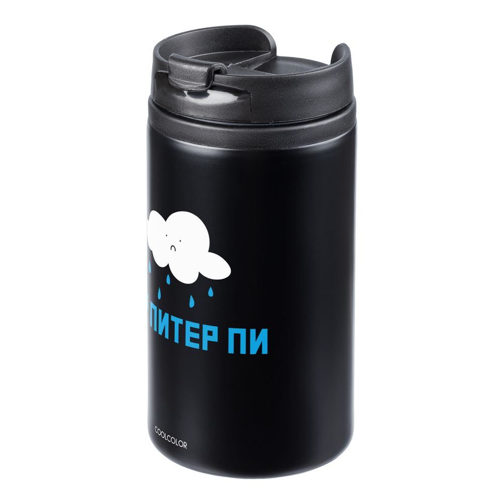 Термостакан «Тер-Питер-пи», черный / Миниатюра WWW (1000)