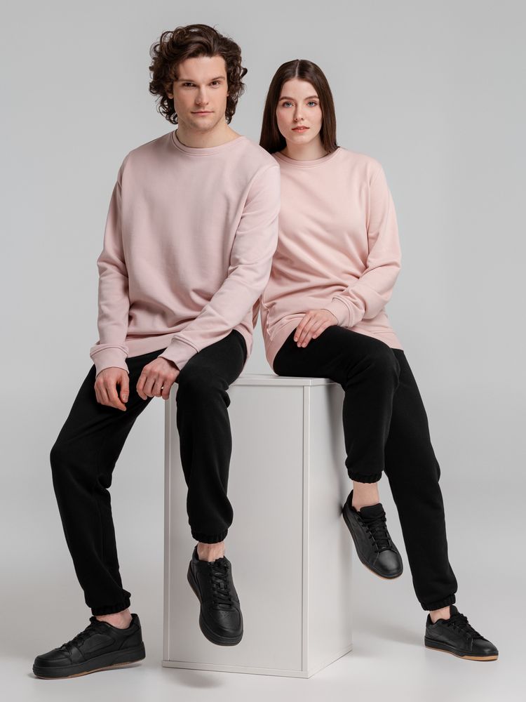 Свитшот унисекс BNC Organic, розовый / Миниатюра WWW (1000)