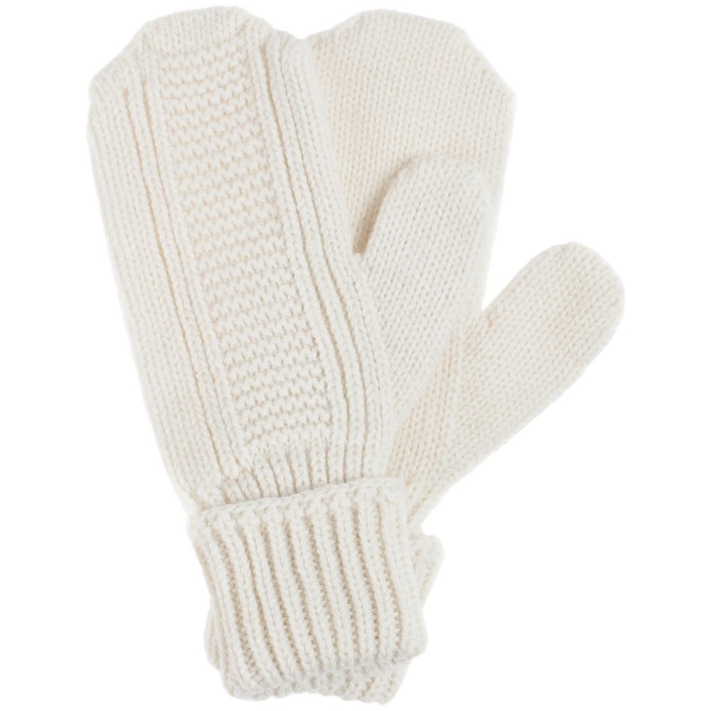 Варежки Brugge, молочно-белые / Миниатюра WWW (1000)