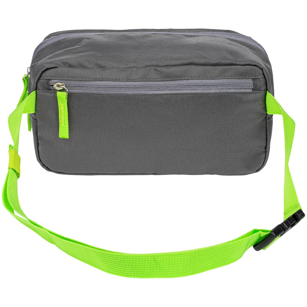 Поясная сумка Sensa, серая с салатовым / Миниатюра WWW (1000)
